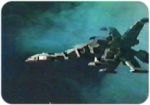 X-Bomber is pulled into open space