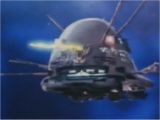 Cruiser firing laser torpedoes