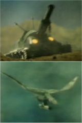 A tank and fighter from the Planet of War